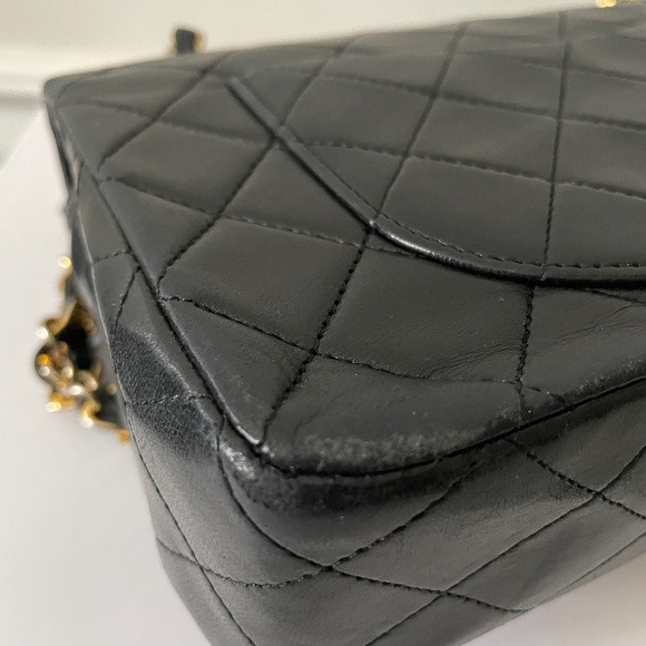 SOLD Chanel Vintage Small Classic Flap Lambskin - Picture 13 of 17